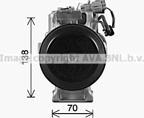 Ava Quality Cooling MSK742 - Compressore, Climatizzatore www.autoricambit.com