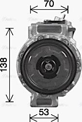 Ava Quality Cooling MSK758 - Compressore, Climatizzatore www.autoricambit.com