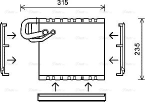 Ava Quality Cooling MSV550 - Evaporatore, Climatizzatore www.autoricambit.com