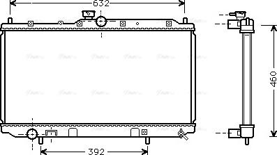 Ava Quality Cooling MT 2142 - Radiatore, Raffreddamento motore www.autoricambit.com