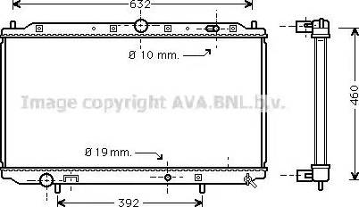 Ava Quality Cooling MT 2101 - Radiatore, Raffreddamento motore www.autoricambit.com