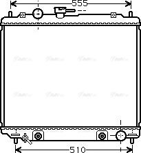 Ava Quality Cooling MT 2182 - Radiatore, Raffreddamento motore www.autoricambit.com