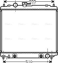 Ava Quality Cooling MT 2138 - Radiatore, Raffreddamento motore www.autoricambit.com