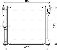 Ava Quality Cooling MT2243 - Radiatore, Raffreddamento motore www.autoricambit.com