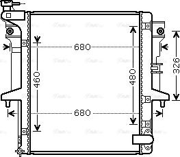 Ava Quality Cooling MT 2203 - Radiatore, Raffreddamento motore www.autoricambit.com