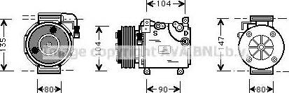 Ava Quality Cooling MT K037 - Compressore, Climatizzatore www.autoricambit.com