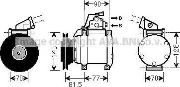 Ava Quality Cooling MT K216 - Compressore, Climatizzatore www.autoricambit.com