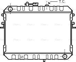 Ava Quality Cooling MZ 2046 - Radiatore, Raffreddamento motore www.autoricambit.com