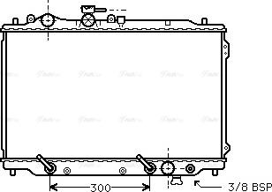 Ava Quality Cooling MZ 2085 - Radiatore, Raffreddamento motore www.autoricambit.com