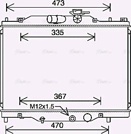 Ava Quality Cooling MZ2291 - Radiatore, Raffreddamento motore www.autoricambit.com