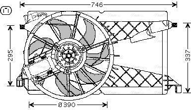 Ava Quality Cooling MZ 7530 - Ventola, Raffreddamento motore www.autoricambit.com