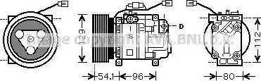 Ava Quality Cooling MZ K233 - Compressore, Climatizzatore www.autoricambit.com