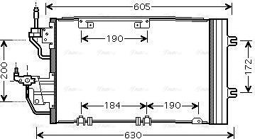 Ava Quality Cooling OL5454D - Condensatore, Climatizzatore www.autoricambit.com