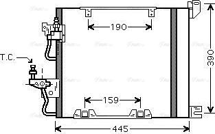 Ava Quality Cooling OL5368D - Condensatore, Climatizzatore www.autoricambit.com