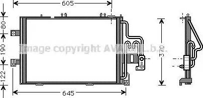 Ava Quality Cooling OL 5307 - Condensatore, Climatizzatore www.autoricambit.com