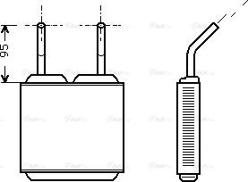 Ava Quality Cooling OL6160 - Scambiatore calore, Riscaldamento abitacolo www.autoricambit.com