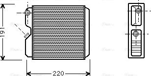 Ava Quality Cooling OL6240 - Scambiatore calore, Riscaldamento abitacolo www.autoricambit.com