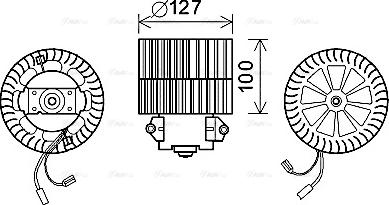 Ava Quality Cooling OL8633 - Ventilatore abitacolo www.autoricambit.com