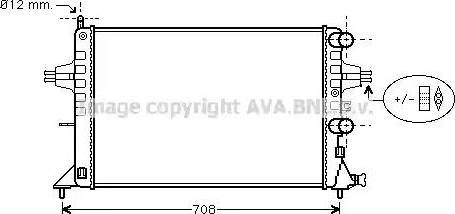 Ava Quality Cooling OL 2255 - Radiatore, Raffreddamento motore www.autoricambit.com