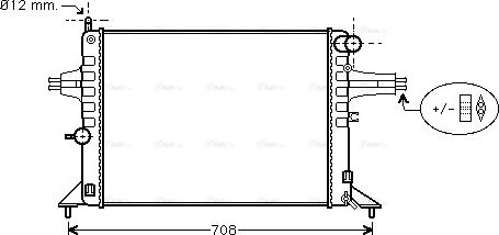 Ava Quality Cooling OL 2272 - Radiatore, Raffreddamento motore www.autoricambit.com