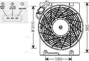 Ava Quality Cooling OL 7508 - Ventola, Raffreddamento motore www.autoricambit.com