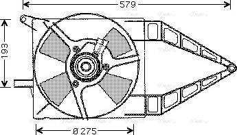 Ava Quality Cooling OL 7503 - Ventola, Raffreddamento motore www.autoricambit.com