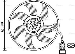 Ava Quality Cooling OL7671 - Ventola, Raffreddamento motore www.autoricambit.com