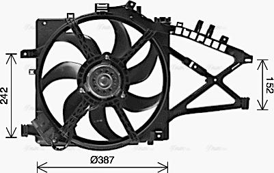 Ava Quality Cooling OL7741 - Ventola, Raffreddamento motore www.autoricambit.com