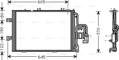 Ava Quality Cooling OLA5369 - Condensatore, Climatizzatore www.autoricambit.com