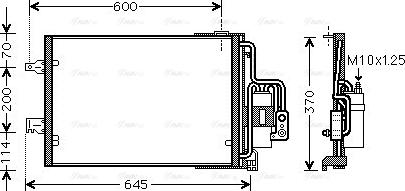 Ava Quality Cooling OLA5385D - Condensatore, Climatizzatore www.autoricambit.com