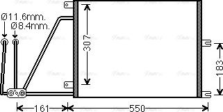 Ava Quality Cooling OLA5265 - Condensatore, Climatizzatore www.autoricambit.com