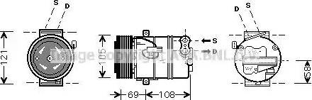 Ava Quality Cooling OLAK430 - Compressore, Climatizzatore www.autoricambit.com