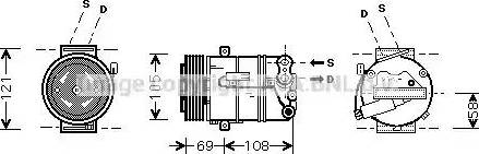 Ava Quality Cooling OL K427 - Compressore, Climatizzatore www.autoricambit.com