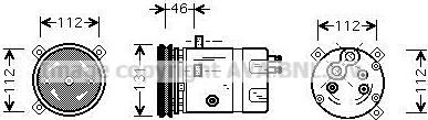 Ava Quality Cooling OLAK278 - Compressore, Climatizzatore www.autoricambit.com