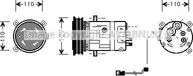 Ava Quality Cooling OL K290 - Compressore, Climatizzatore www.autoricambit.com