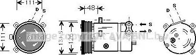 Ava Quality Cooling OL K280 - Compressore, Climatizzatore www.autoricambit.com