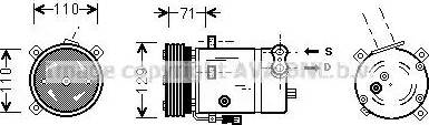 Ava Quality Cooling OL K276 - Compressore, Climatizzatore www.autoricambit.com