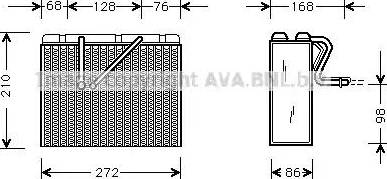 Ava Quality Cooling OL V301 - Evaporatore, Climatizzatore www.autoricambit.com