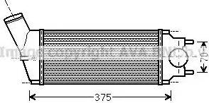 Ava Quality Cooling PE 4342 - Intercooler www.autoricambit.com