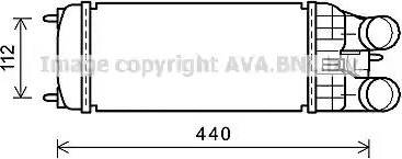 Ava Quality Cooling PE4361 - Intercooler www.autoricambit.com