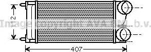 Ava Quality Cooling PE 4334 - Intercooler www.autoricambit.com