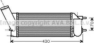 Ava Quality Cooling PE 4335 - Intercooler www.autoricambit.com