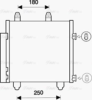 Ava Quality Cooling PE5398D - Condensatore, Climatizzatore www.autoricambit.com