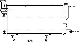 Ava Quality Cooling PE 2099 - Radiatore, Raffreddamento motore www.autoricambit.com