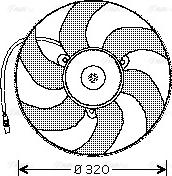 Ava Quality Cooling PE 7513 - Ventola, Raffreddamento motore www.autoricambit.com