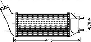 Ava Quality Cooling PEA4341 - Intercooler www.autoricambit.com