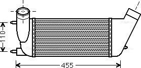 Ava Quality Cooling PEA4347 - Intercooler www.autoricambit.com