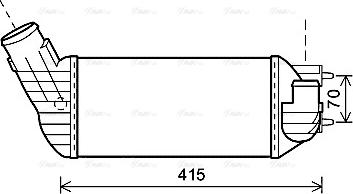 Ava Quality Cooling PEA4360 - Intercooler www.autoricambit.com