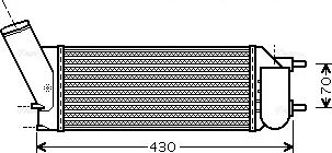 Ava Quality Cooling PEA4335 - Intercooler www.autoricambit.com