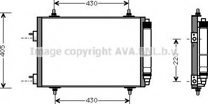 Ava Quality Cooling PEA5209 - Condensatore, Climatizzatore www.autoricambit.com